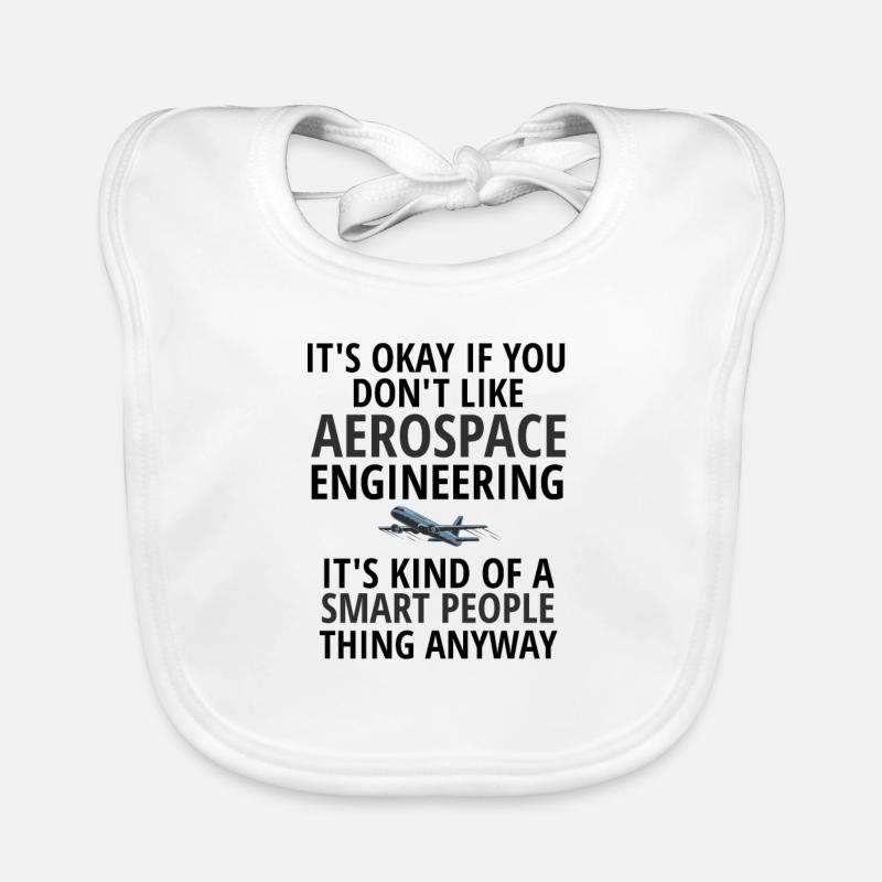 Aerospace Engineer Geschenkidee Raumfahrttechnik Baby Bio-Lätzchen