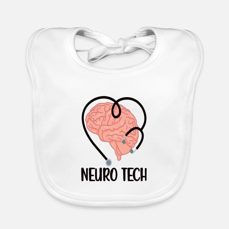 Neurologie Techniker Neurologischer Assistent Baby Bio-Lätzchen