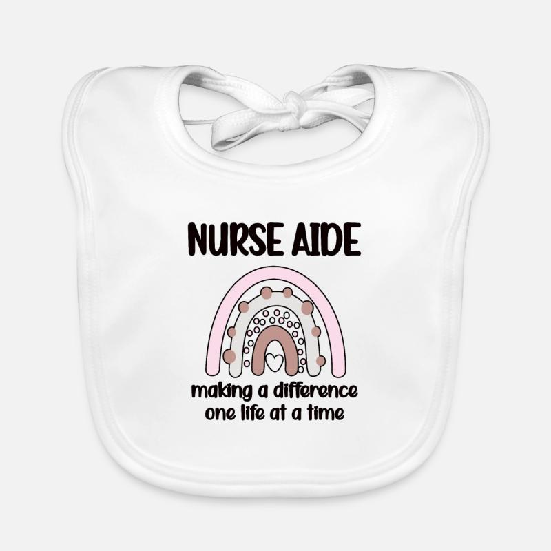 Infirmière infirmière infirmière Bavoir bio Bébé