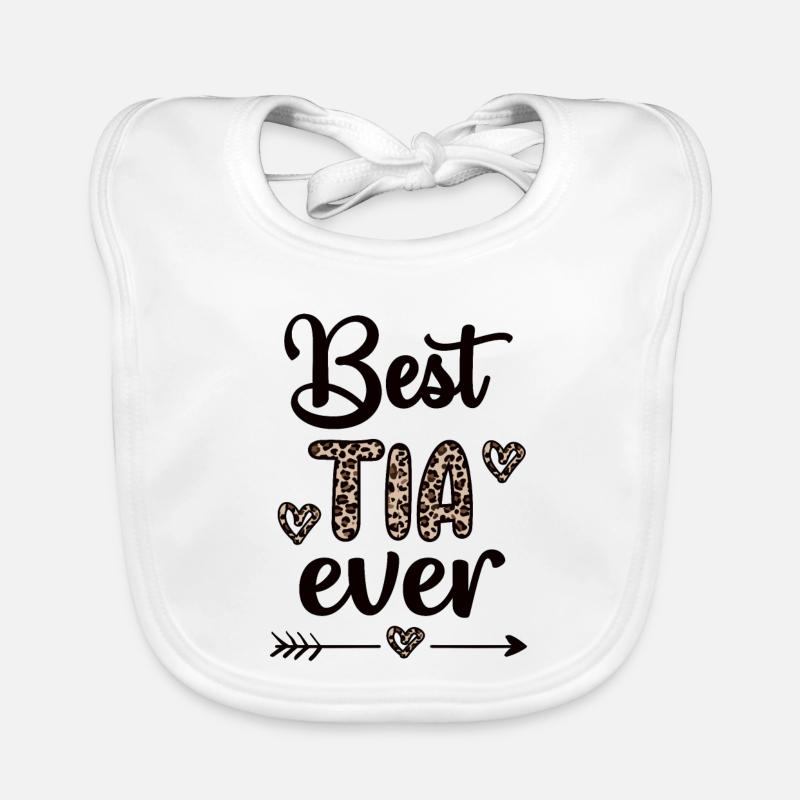 Beste Tia Oma Muttertag Geschenk Tia Großmutter Baby Bio-Lätzchen