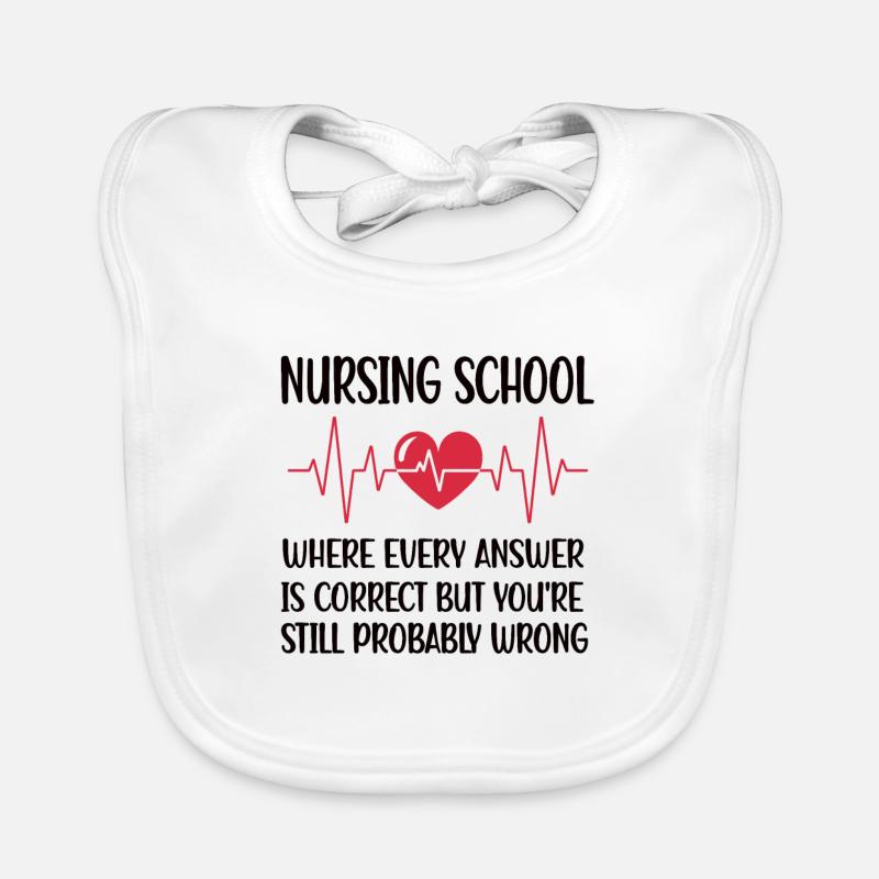 Nursing Student Nurse Student Organic Baby Bibs