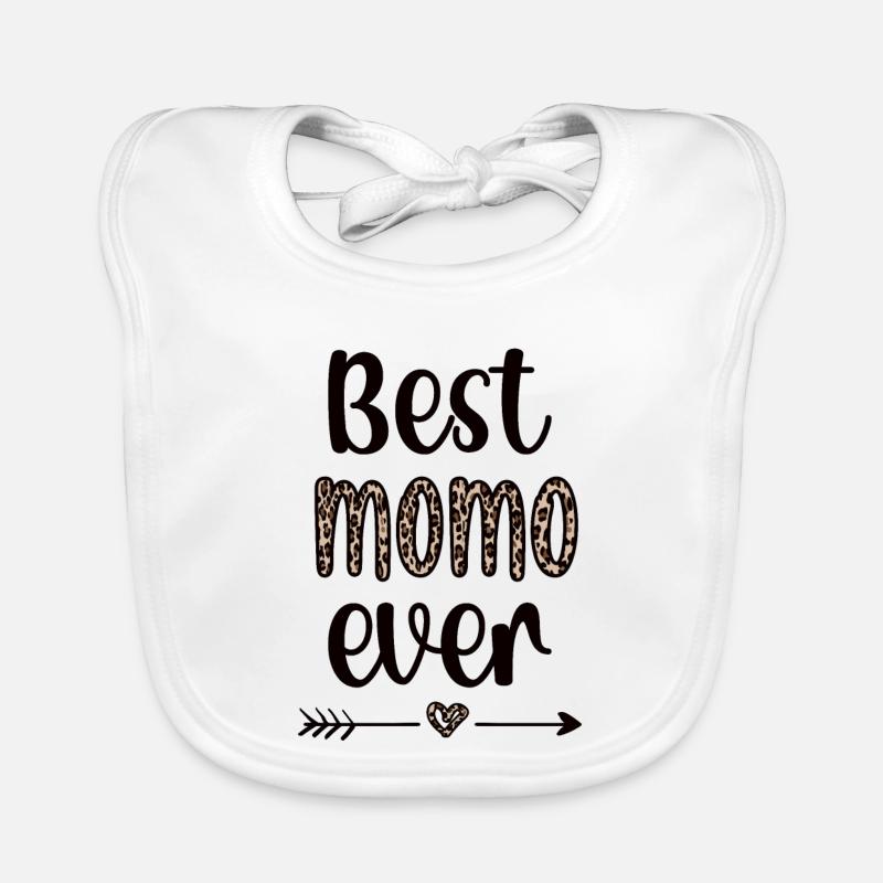 Beste Momo Oma Muttertag Geschenk Momo Großmutter Baby Bio-Lätzchen