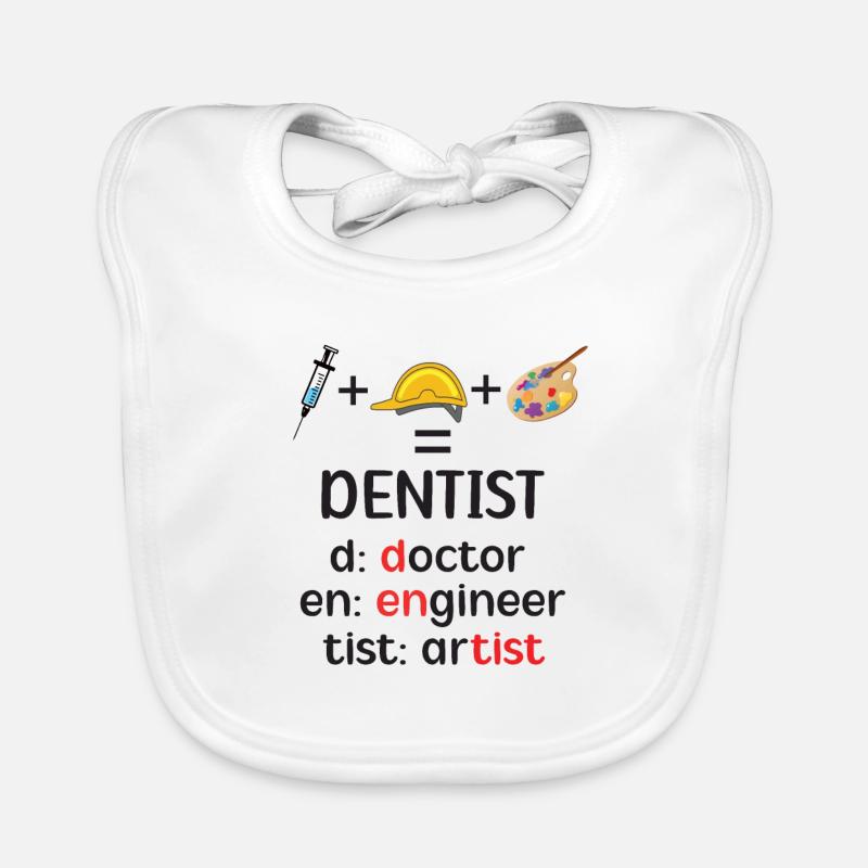 Dentist Gift Dentist Dentist Organic Baby Bibs