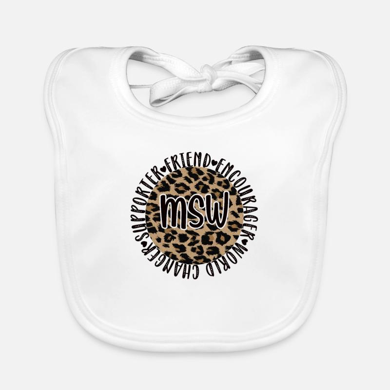 Master Social Work Abschluss Soziale Arbeit MSW Baby Bio-Lätzchen