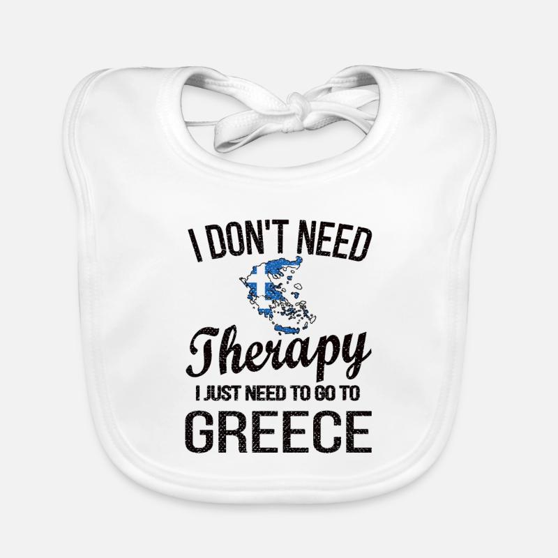 Greek Greece Origin Greek flag Organic Baby Bibs