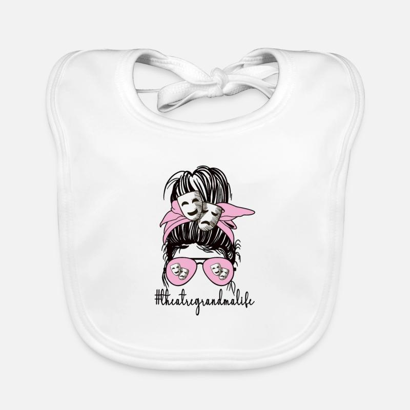 Theater-Großmutter Stolze Theater Oma Geschenk Baby Bio-Lätzchen