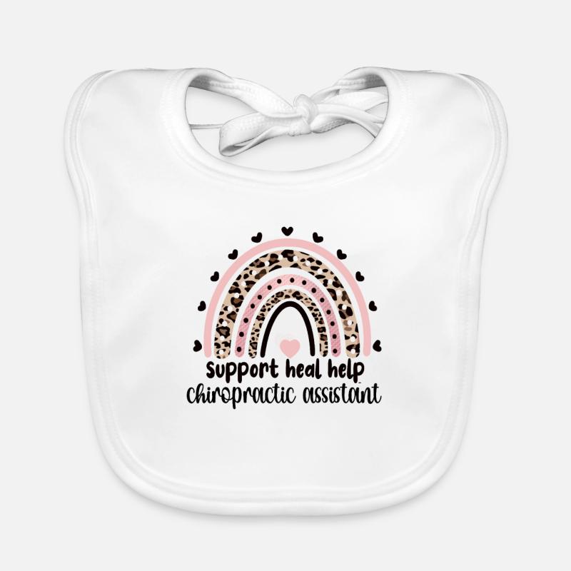 Chiropractic Assistant to Chiropractor Organic Baby Bibs