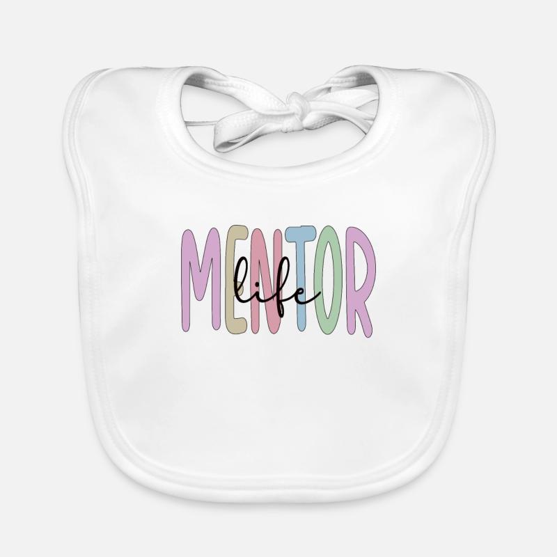 Personal Mentor Proud Mentor Appreciation Organic Baby Bibs