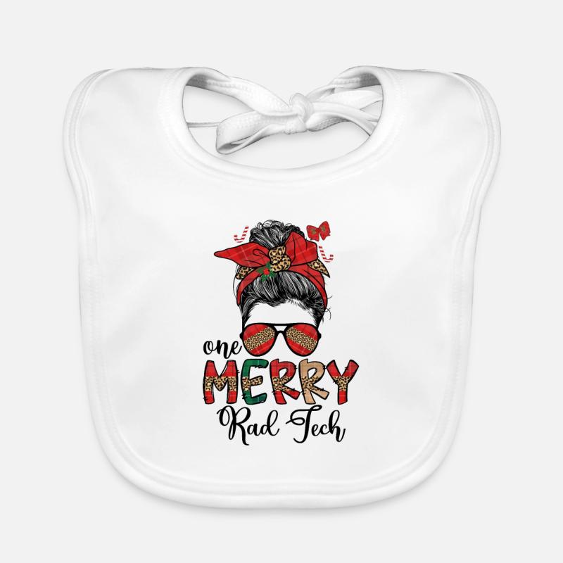 Radiology Tech Christmas Rad Technologist Xmas Baby Bio-Lätzchen