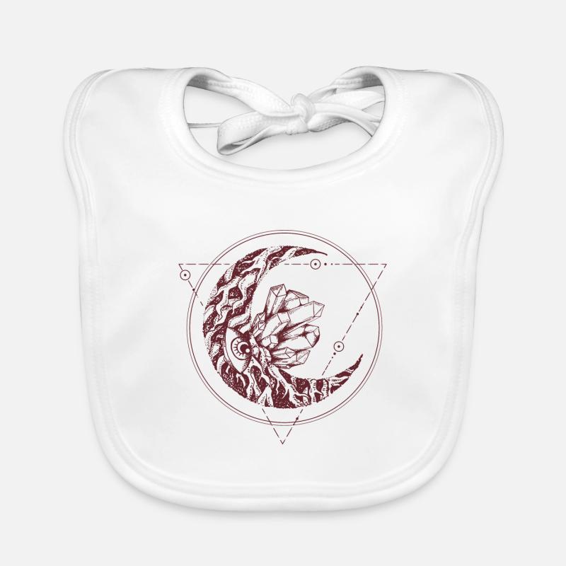 Okkultismus Wicca Hexe Geschenk mystisch magisch Baby Bio-Lätzchen
