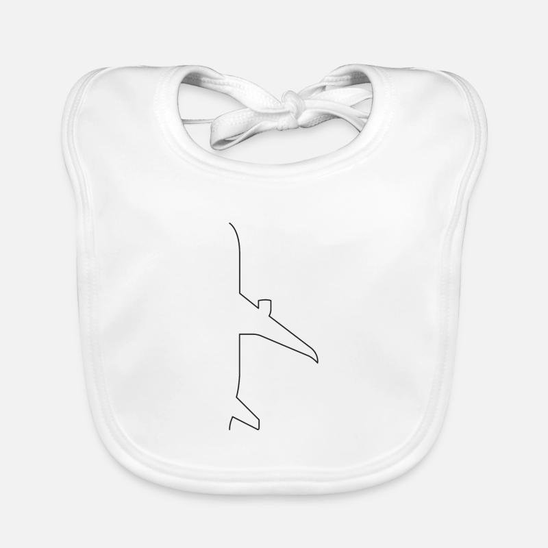 plane Organic Baby Bibs