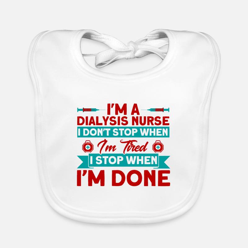 Dialyse Behandlung Dialyse Dialyse Schwester Gesch Baby Bio-Lätzchen