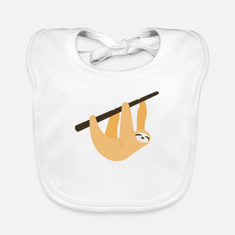 Sloth Organic Baby Bibs