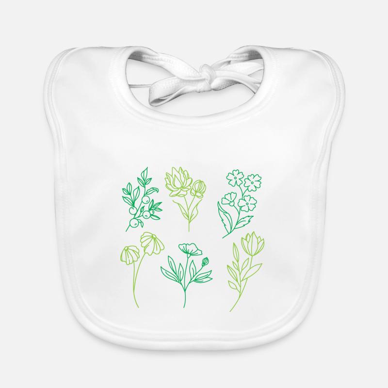 Plant powered Organic Baby Bibs