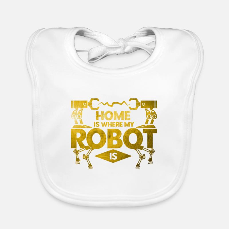 Robotics Engineer Teacher Technology Gift Organic Baby Bibs