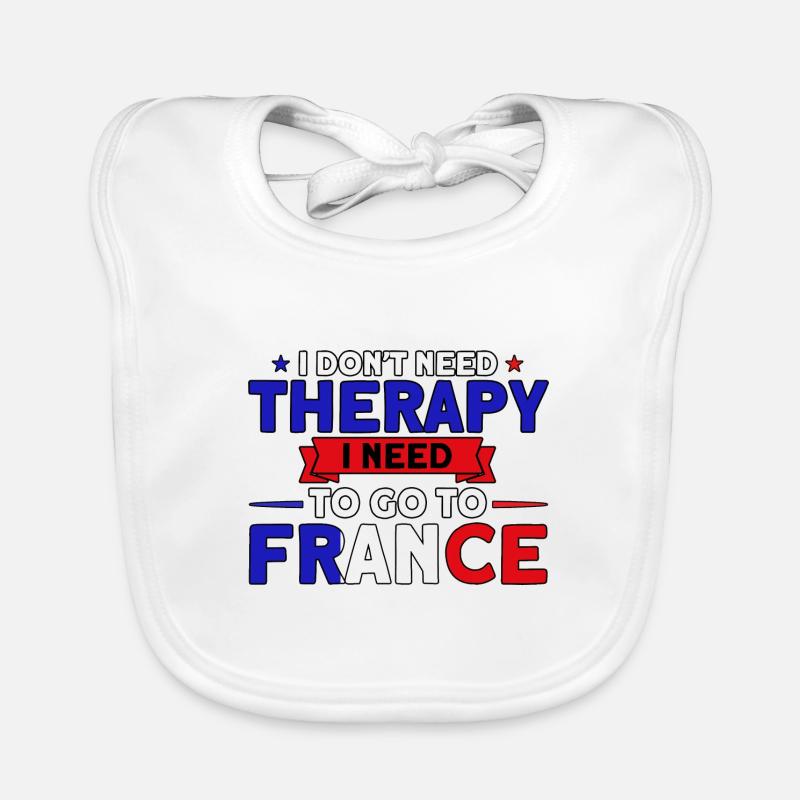 Français Drapeau Français Roots Cadeau Bavoir bio Bébé