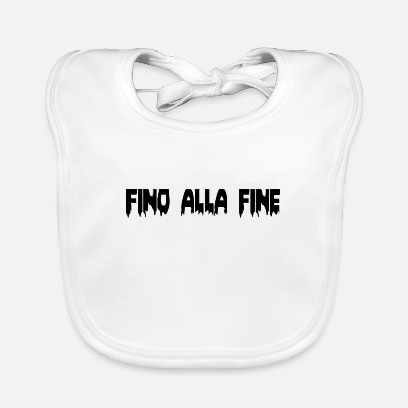 UNTIL THE END (JUVE) Organic Baby Bibs