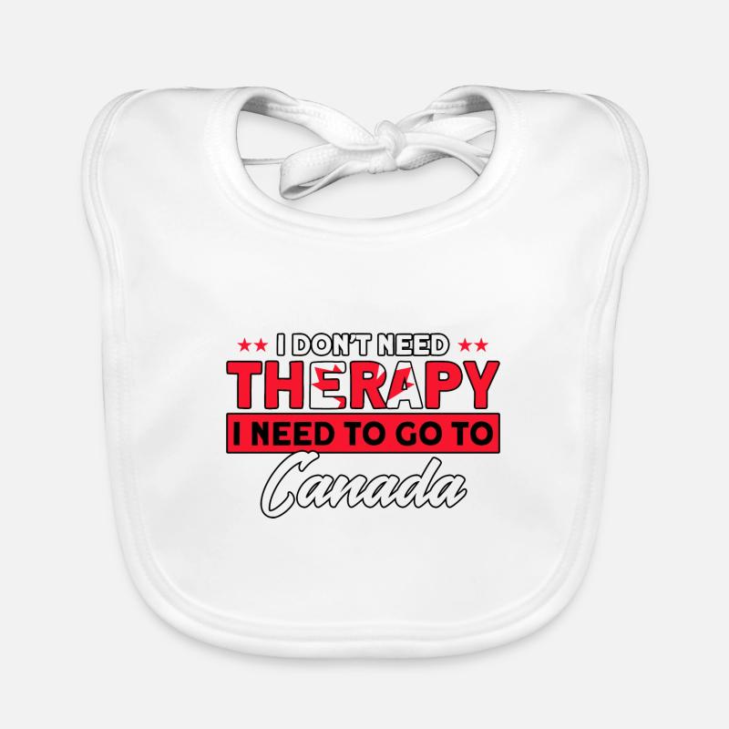 Drapeau canadien Cadeau racines canadiennes Bavoir bio Bébé