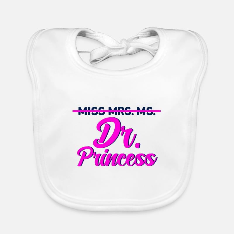 Prinzessin Doktor Geschenk Baby Bio-Lätzchen