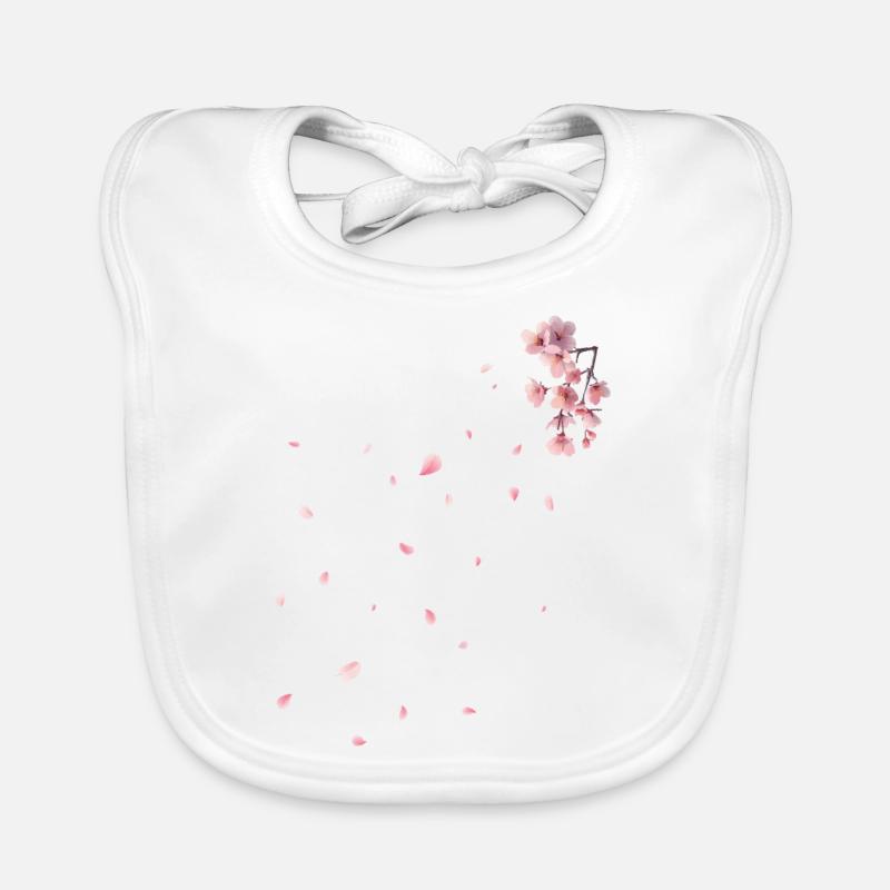 Sakura - Fleurs de cerisier Bavoir bio Bébé