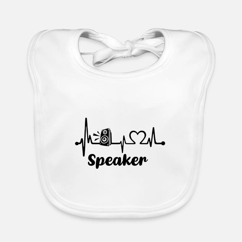 Loudspeaker Organic Baby Bibs
