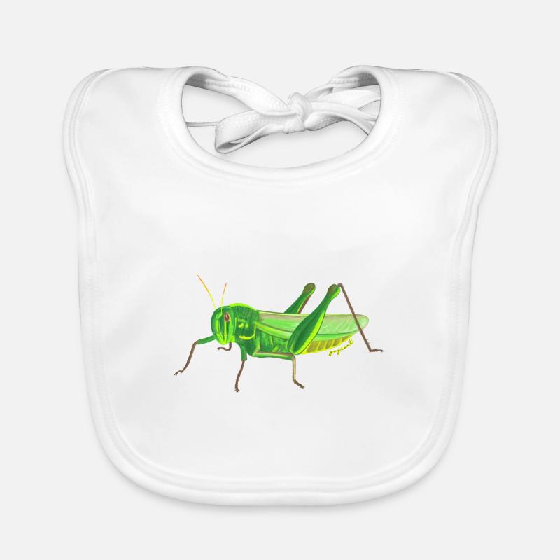 grasshopper Organic Baby Bibs