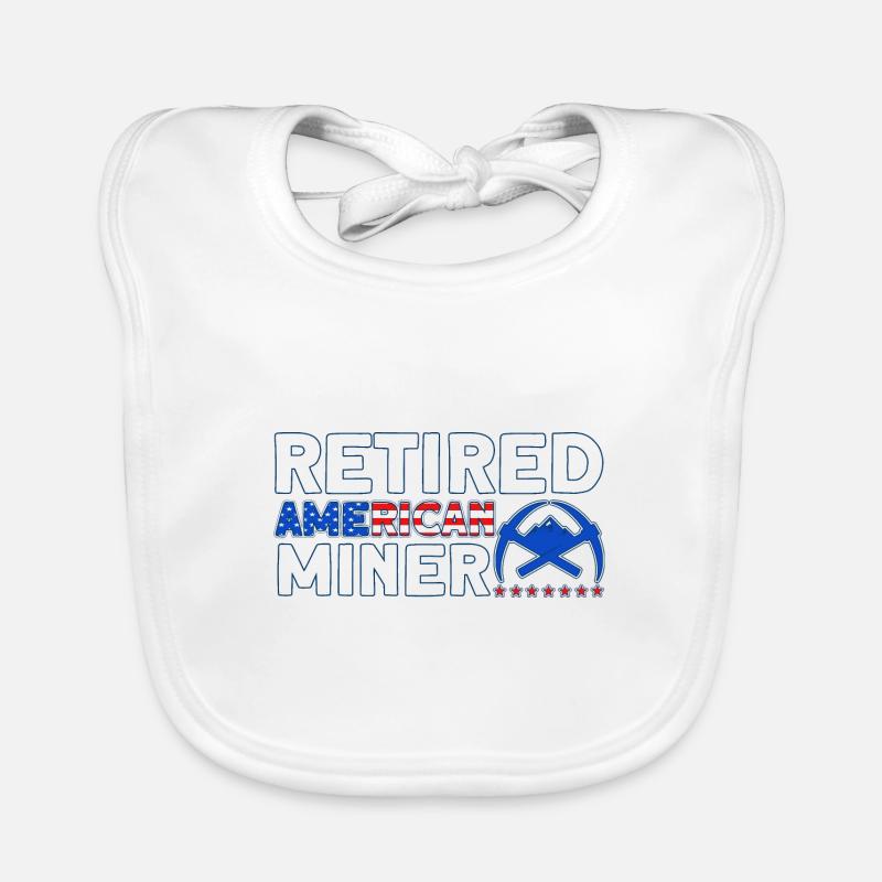 Mineurs Mines souterraines Exploitation minière souterraine Bavoir bio Bébé