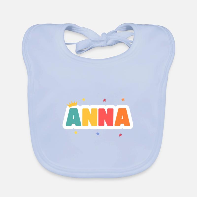 Anna! Customizable Organic Baby Bibs
