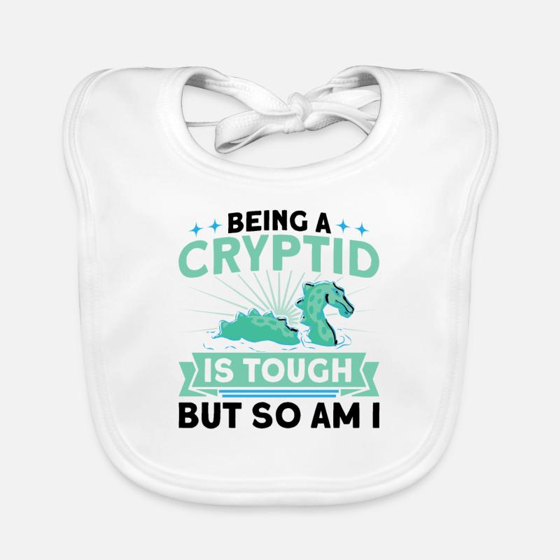 Cryptozoologie Kryptoide Monster Nerd Cadeau Bavoir bio Bébé