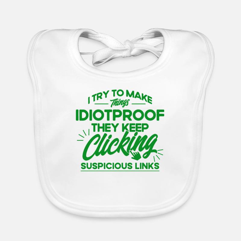 Network Security Specialist Gift Organic Baby Bibs