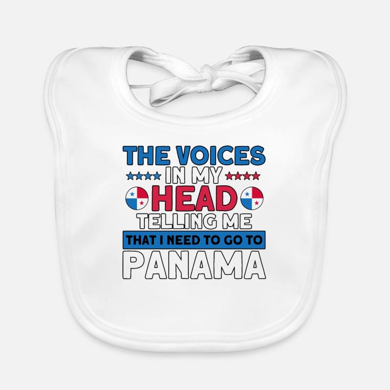 Drapeau panaméen cadeau racines panaméennes Bavoir bio Bébé