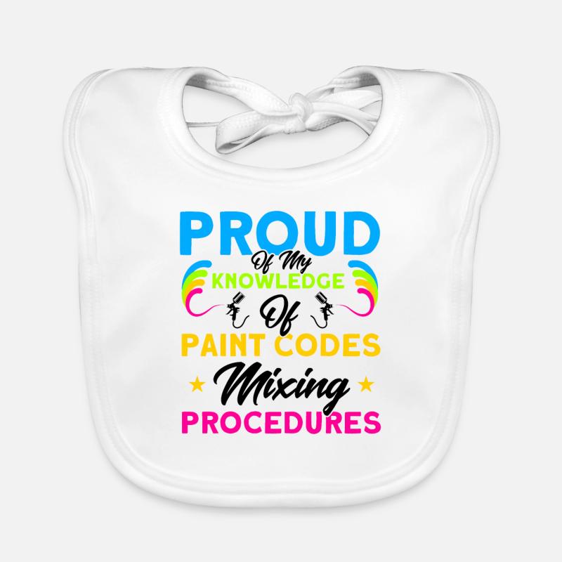 Connaissances du peintre de véhicules sur les codes couleurs cadeau Bavoir bio Bébé
