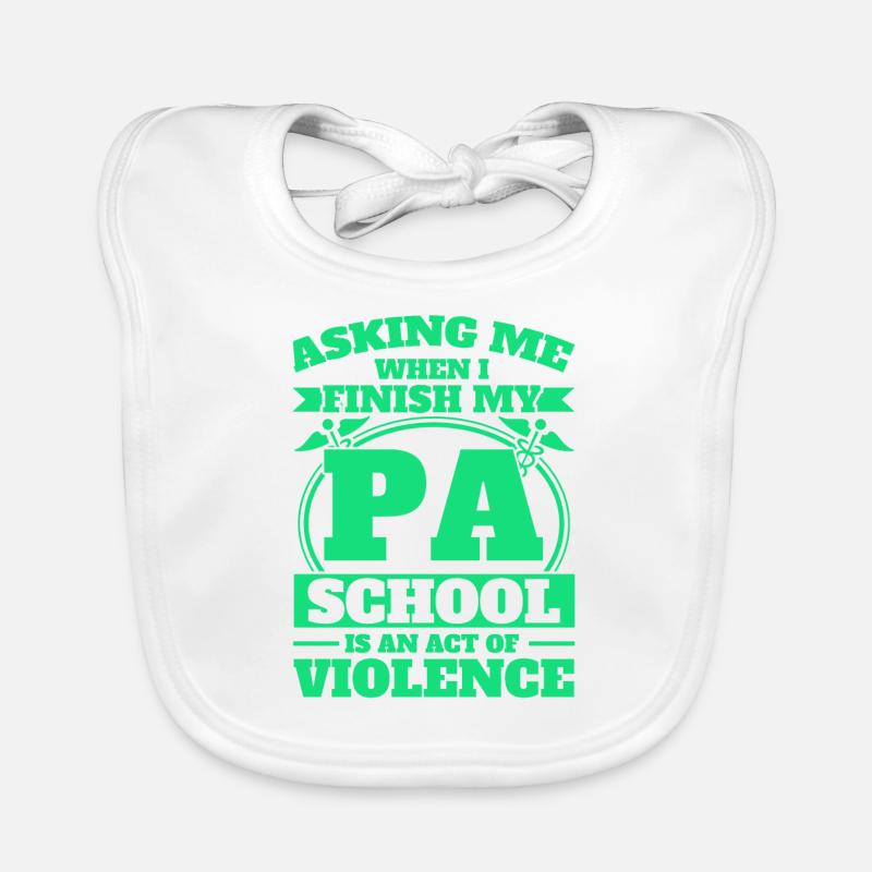 Study Assistant Physician Medical Student Gift Organic Baby Bibs