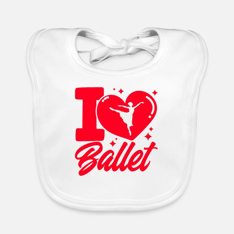 Danseuse de ballet Ballet Danse Ballet Filles Bavoir bio Bébé