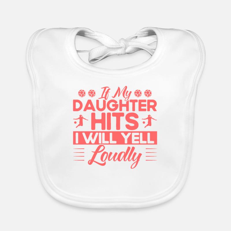 Fußball Mutter Sportfan Geschenk Baby Bio-Lätzchen