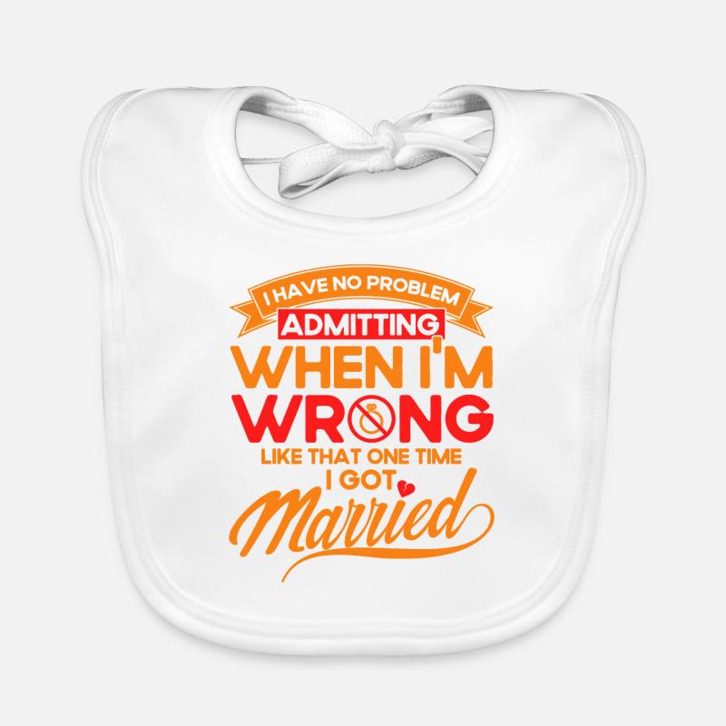 Ex Partner Scheidung Auflösung der Ehe Geschenk Baby Bio-Lätzchen