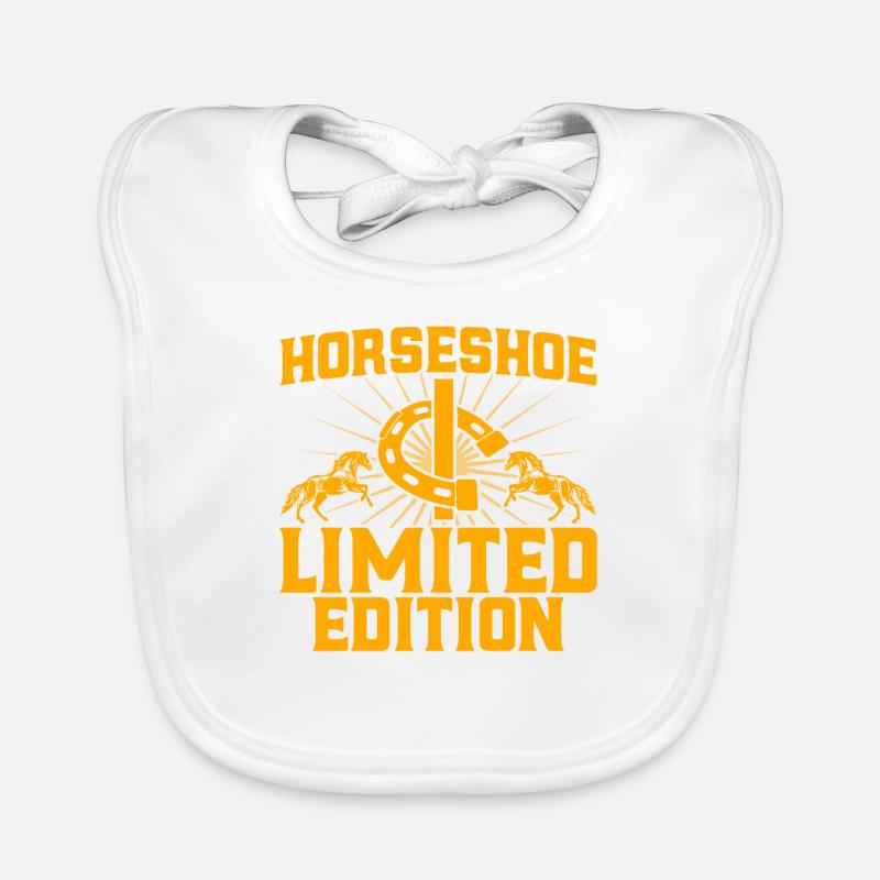 Horseshoe Throwing Horseshoe Throwing Game Horseshoe Throwing Organic Baby Bibs