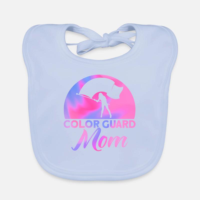 Cadeau de garde de drapeau de maman de la garde de couleur Bavoir bio Bébé
