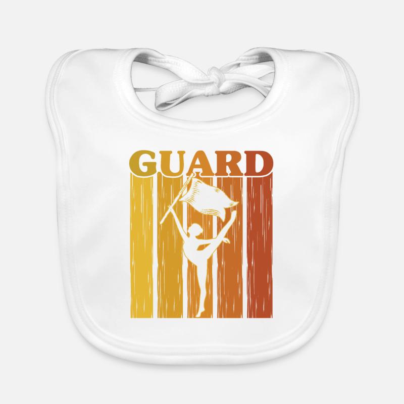 Cadeau de garde de drapeau de garde Bavoir bio Bébé