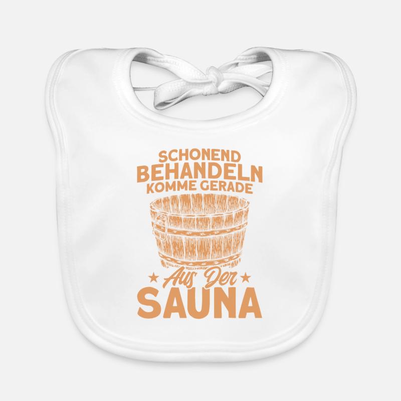 Sauna Schonend Behandeln Geschenk Baby Bio-Lätzchen