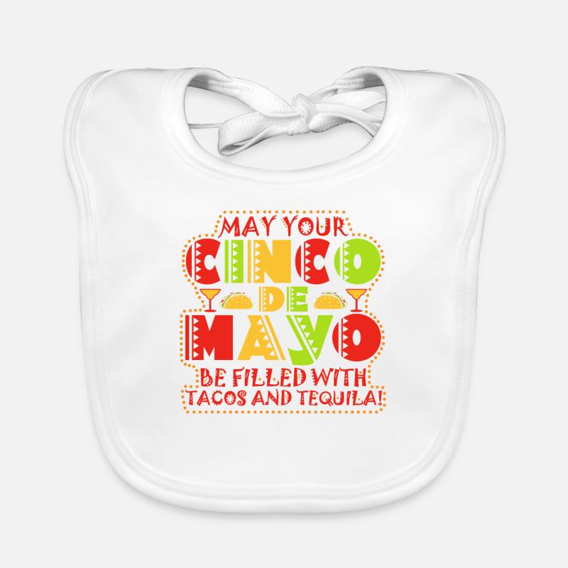 Viva Mexico Cinco De Mayo Party 5 De Mayo Cadeau Bavoir bio Bébé