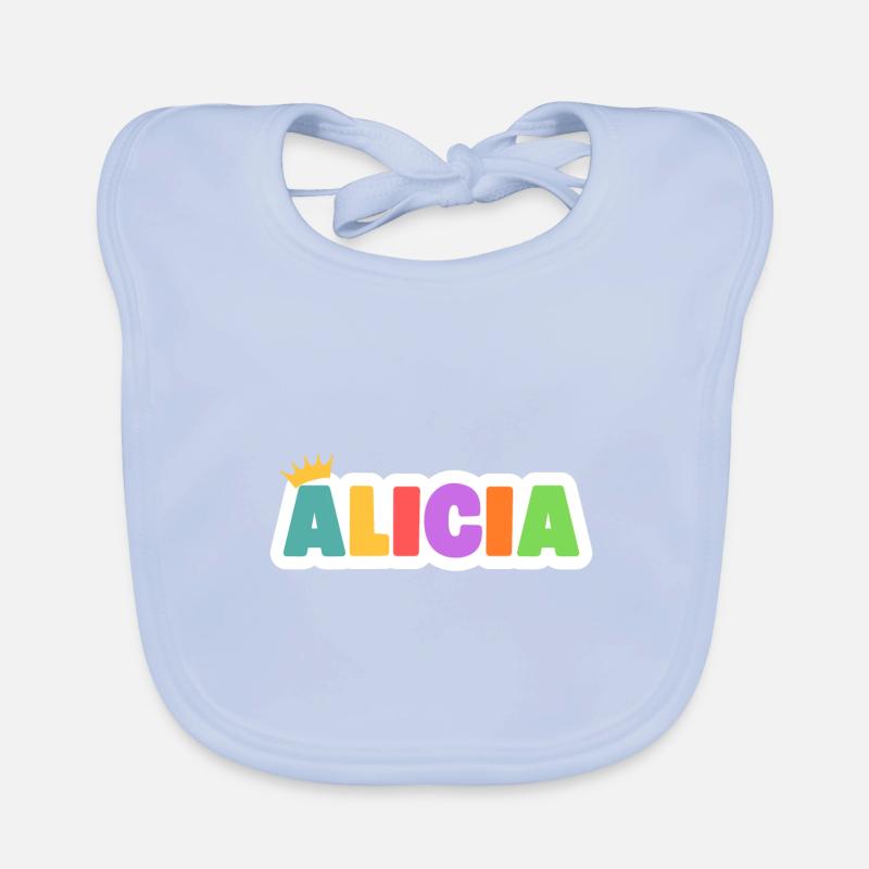Alicia! Customizable Organic Baby Bibs