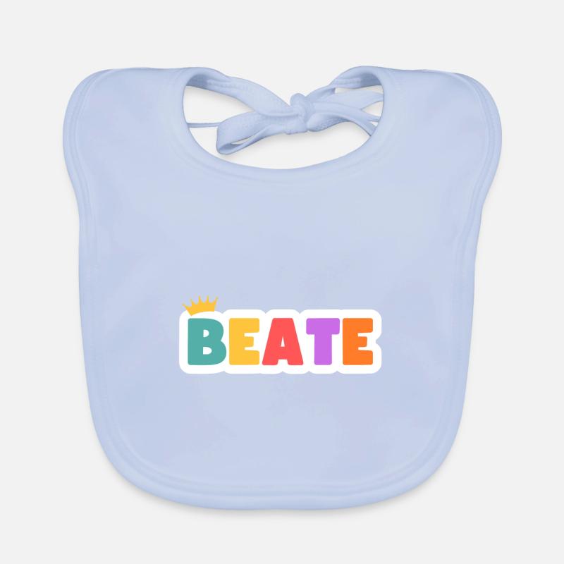 Beate ! Personnalisable Bavoir bio Bébé