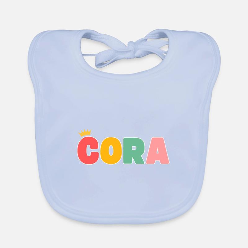 Cora! Customizable Organic Baby Bibs