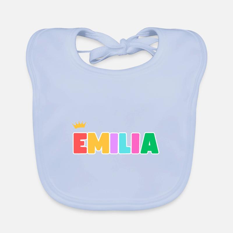 Emilia! Customizable Organic Baby Bibs