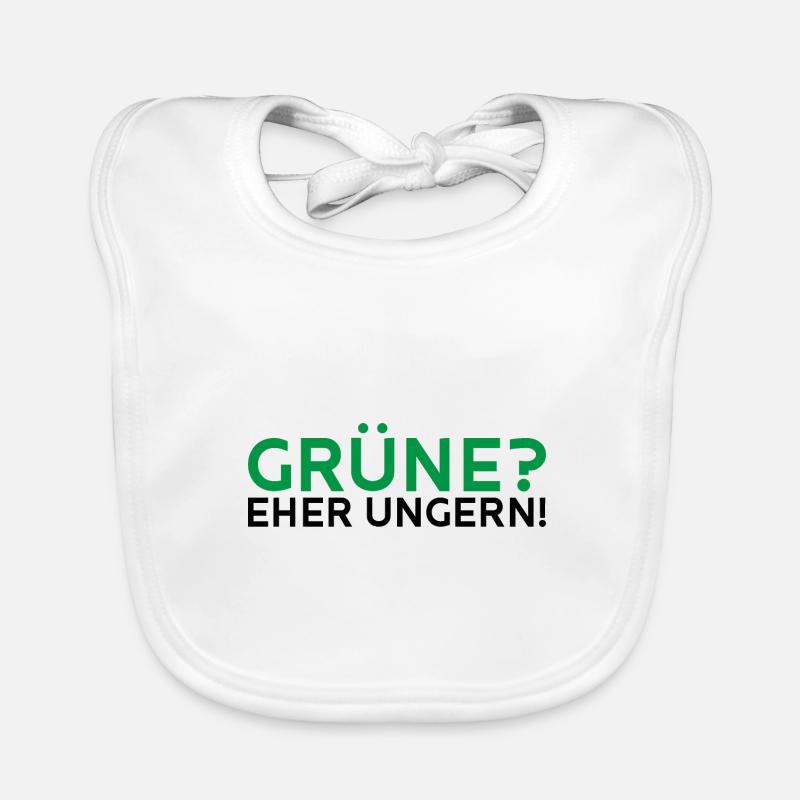Grüne? Eher ungern! Baby Bio-Lätzchen