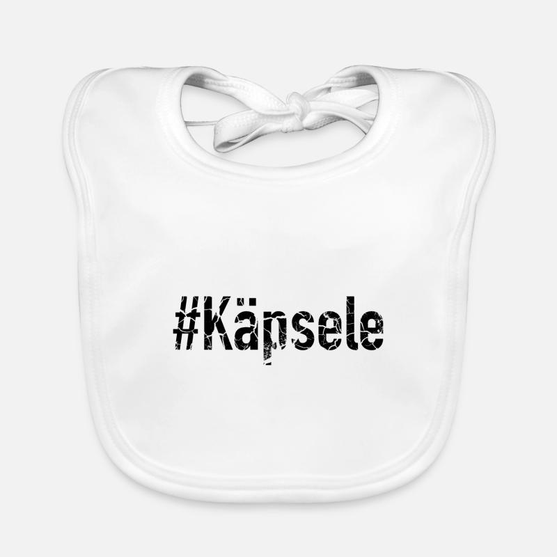 Käpsele badischer Spruch Stuttgart Baby Bio-Lätzchen