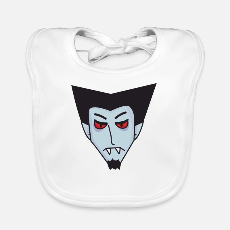 Halloween vampier graaf Dracula Bio-slabbetje voor baby's