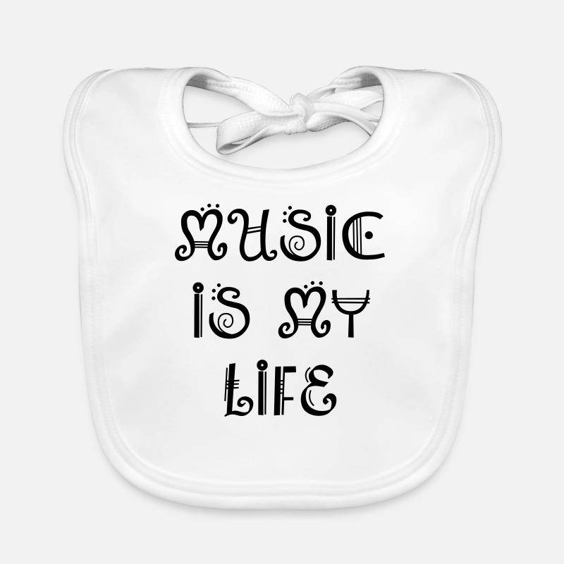 MUSIQUE Bavoir bio Bébé