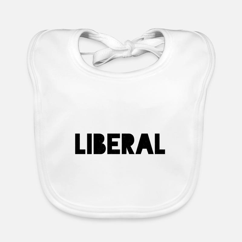 Liberal Typografie Baby Bio-Lätzchen